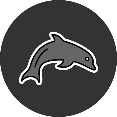 yunus web simgesi vektör illüstrasyonu