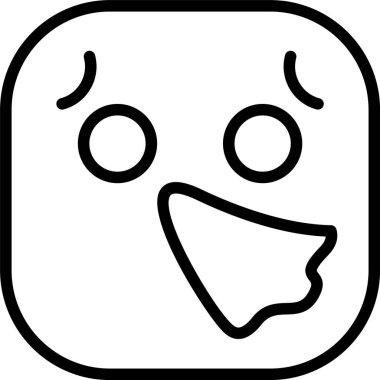 Beyaz arkaplanda hapşıran Yüz simgeleri, vektör illüstrasyonu