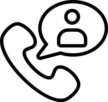 Beyaz arkaplanda Müşteri Desteği simgesi, vektör illüstrasyonu 