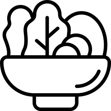 Beyaz arkaplanda beslenme simgesi, vektör illüstrasyonu 