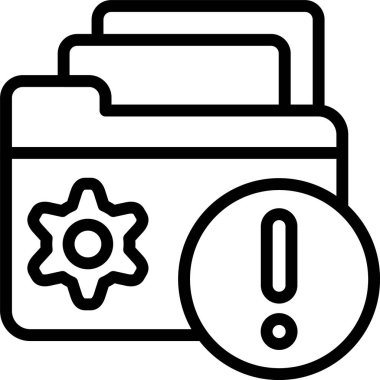 Beyaz arkaplanda veri sızıntısı simgesi, vektör illüstrasyonu 