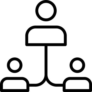 Beyaz arkaplanda akış çizelgesi simgesi, vektör illüstrasyonu 