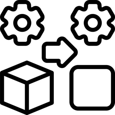 Beyaz arkaplanda boyut küçültme simgesi, vektör illüstrasyonu 