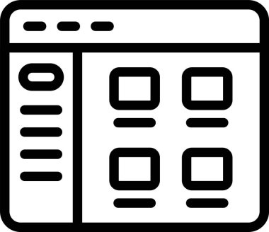 Beyaz arkaplan üzerindeki kontrol paneli simgesi, vektör illüstrasyonuName 