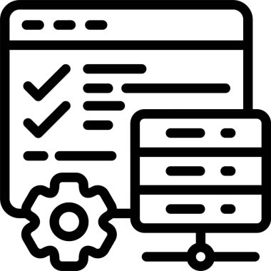 Panelde beyaz arkaplan üzerindeki simge, vektör illüstrasyonu