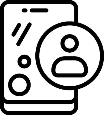 Beyaz arkaplan üzerindeki kişi simgesi, vektör illüstrasyonuName