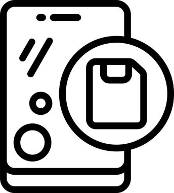 Beyaz arkaplan, vektör illüstrasyonunda simgeyi kaydet