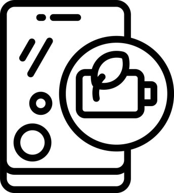 Beyaz arkaplanda pil koruyucu simgesi, vektör illüstrasyonu