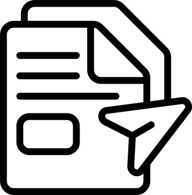 Beyaz arkaplanda dosya aktarım simgesi, vektör illüstrasyonu 