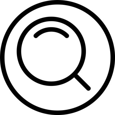 arama web simgesi vektör illüstrasyonu