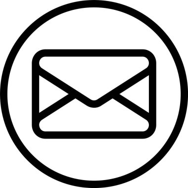 e- posta web simgesi vektör illüstrasyonu