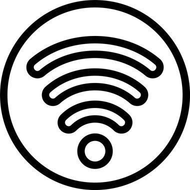 wifi web simgesi vektör illüstrasyonu