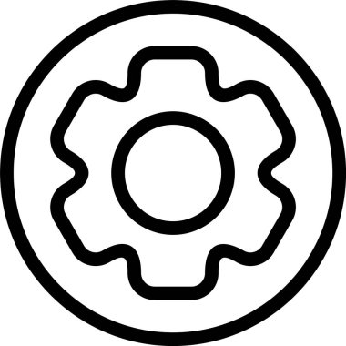 Ayar web simge vektör çizim