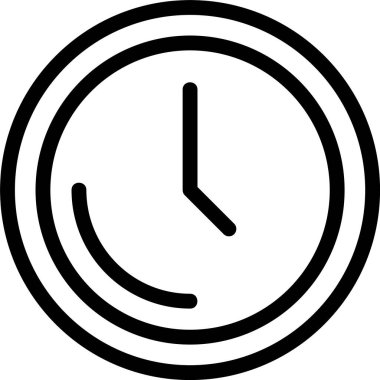 Zaman web simgesi vektör illüstrasyonu