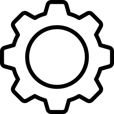 Ayar web simge vektör çizim