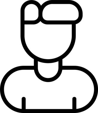 kullanıcı web simgesi vektör illüstrasyonu