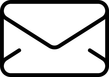 e- posta web simgesi vektör illüstrasyonu