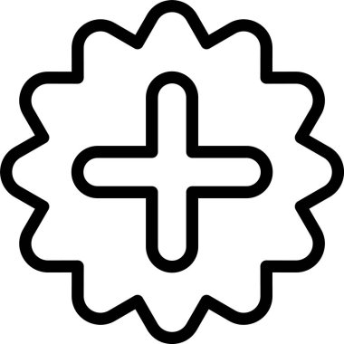 Beyaz arkaplana simge ekle, vektör illüstrasyonu