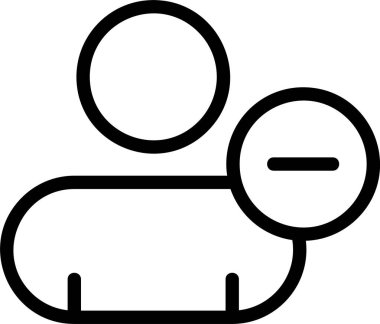 Kişi web simgesi vektör resimlerini sil