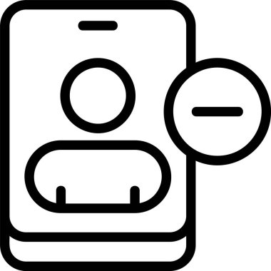 Kişi web simgesi vektör resimlerini sil