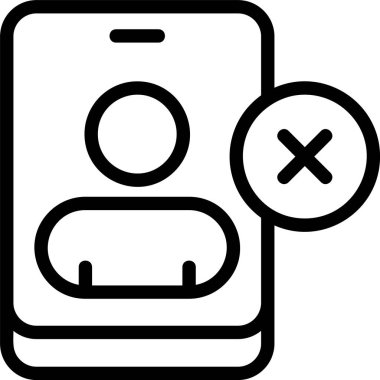 kişi web simgesi vektör illüstrasyonunu sil