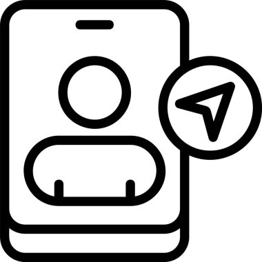 Kişi web simgesi çizimini paylaş