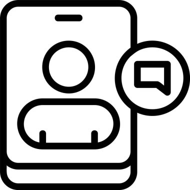 Metin Kişisi Web simgesi vektör illüstrasyonu