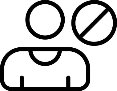 Kişi web simgesi çizimini engelle