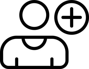 Kişi web simgesi çizimini davet et