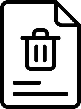 Belge Web simgesi vektör resimlerini sil