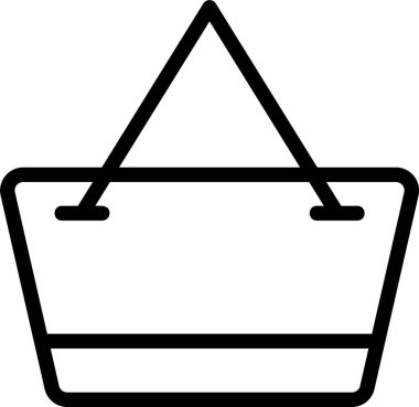 Sepet ağ ikonu vektör illüstrasyonu