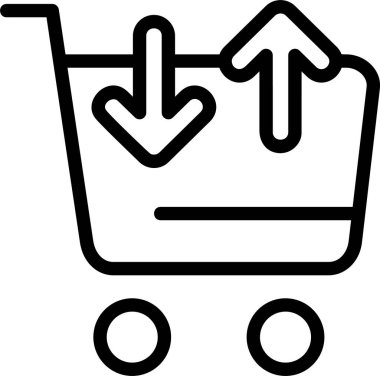 Çapraz Satış Web simgesi vektör çizimi