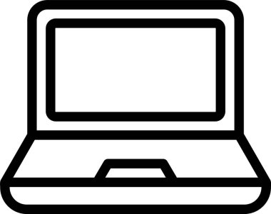 Dizüstü web simge vektör çizim