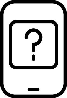 faq web simgesi vektör illüstrasyonu