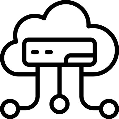 Web Ev Sahipliği web simgesi vektör çizimi