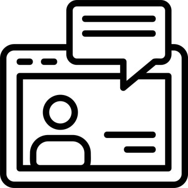 Webinar web simgesi vektör illüstrasyonuName