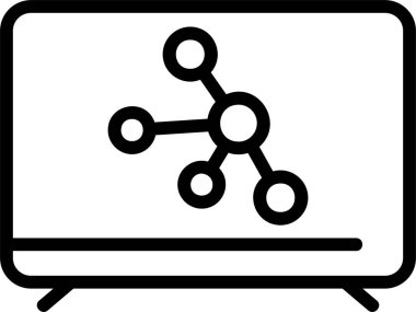 Beyaz arkaplanda IoT İnbot simgeleri, vektör illüstrasyonu