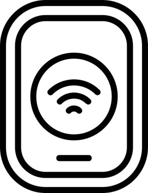 Akıllı Işık Anahtarı Web simgesi basit illüstrasyon