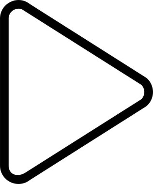 Zıplayan Ok Sağ Web simgesi basit illüstrasyon