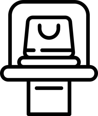 Ürün Gösterimi Web simgesi vektör illüstrasyonu