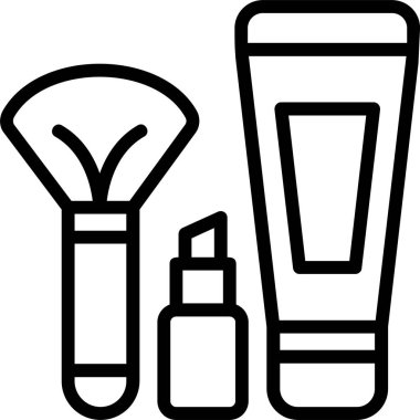 Kozmetik Web simgesi vektör illüstrasyonu