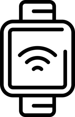 Fitness İzleyici Ağı vektör çizimi