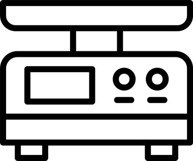 Elektronik Ölçekli Web simgesi vektör çizimi