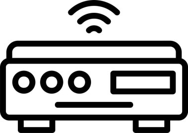 Üst Kutu web simgesi vektör illüstrasyonunu ayarla