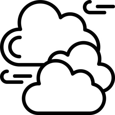 Bulutlar web simgesi çizimi