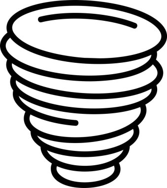 Tropikal Fırtına Ağı vektör çizimi