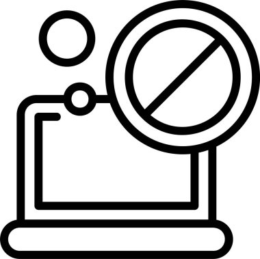 Hata web simgesi vektör illüstrasyonu