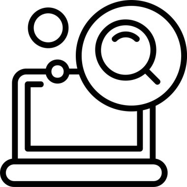 arama web simgesi vektör illüstrasyonu