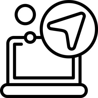 Web simgesi vektör resimlemesi gönder