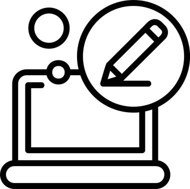 Web simgesi vektör illüstrasyonunu düzenle